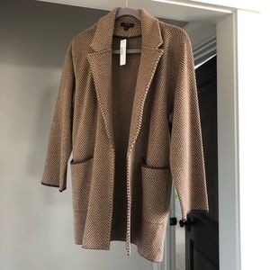 J. Crew Herringbone Sweater Blazer NWT